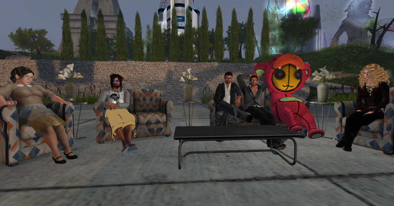 Avatares de Second Life. Wikimedia Commons